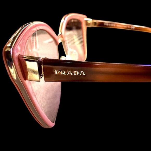 Prada Women's Sunglasses in Pink and Brown.  #14 - Picture 1 of 7